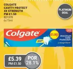Bestway COLGATE Cavity protect 4x strength offer