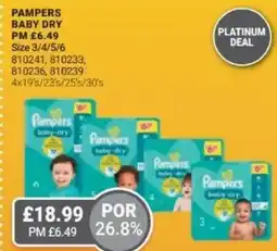 Bestway Pampers baby dry offer