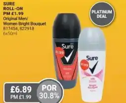 Bestway SURE ROLL-ON Original Men/ Women Bright Bouquet offer