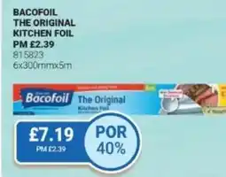 Bestway Bacofoil the original kitchen foil offer
