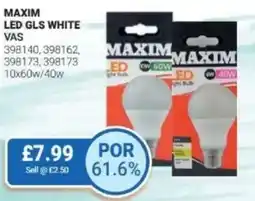 Bestway Maxim led gls white offer