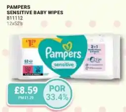 Bestway Pampers sensitive baby wipes offer