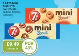 Bestway 7 days mini biscuits Coco/Vanilla offer