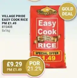 Bestway Village pride easy cook rice offer