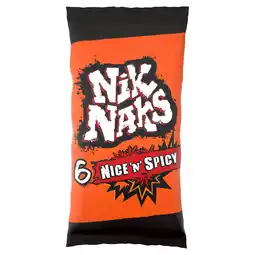 Morrisons Nik Naks Nice 'N' Spicy Multipack Crisps 6 Pack offer