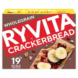 Morrisons Ryvita Crackerbread Wholegrain Crackers offer