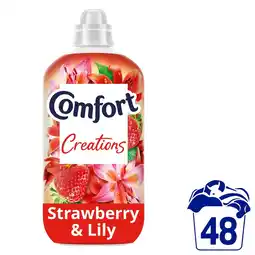 Morrisons Comfort Creations Fabric Conditioner Strawberry & Lily 48 Washes offer