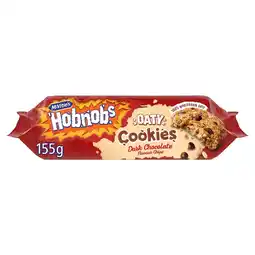 Morrisons Mcvitie's Hobnobs Biscuits Oaty Cookies Dark Chocolate 155g offer
