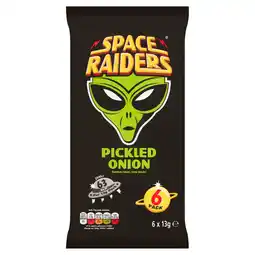 Morrisons Space Raiders Pickled Onion Multipack Crisps offer