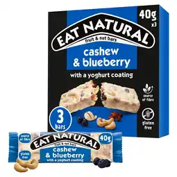 Morrisons Eat Natural Cashew & Blueberry Fruit & Nut Bars offer