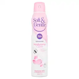 Morrisons Soft & Gentle Hyaluronic Care Rosewater Dew 72h Deodorant 250ml offer