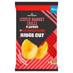 Morrisons Morrisons Scotch Bonnet Chilli Flavour Ridge Cut Crisps 125g offer