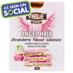 Morrisons Viele Angel Hair Strawberry Flavour Chocolate 100g offer