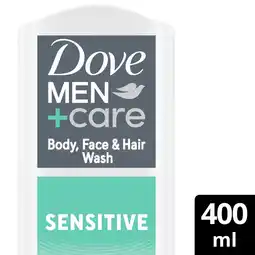 Morrisons Dove Men Body Wash Sensitive Shield 400ml offer