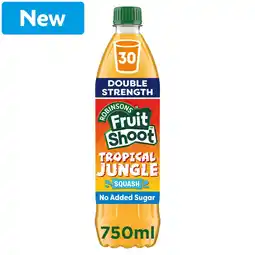 Morrisons Fruit Shoot Double Concentrate Squash Tropical Jungle 750ml offer