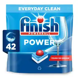 Morrisons Finish Power Dishwashing Tablets Regular 42 Pack offer