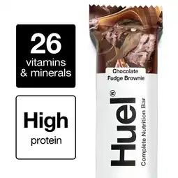 Morrisons Huel Chocolate Fudge Brownie Complete Nutrition Bar 55g offer
