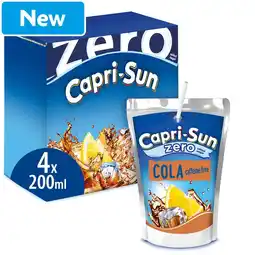 Morrisons Capri-Sun Zero Cola 4x200ml offer