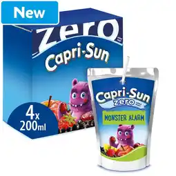Morrisons Capri-Sun Monster Zero 4x200ml offer