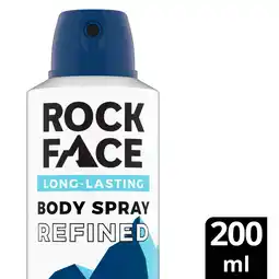 Morrisons Rock Face Refined Body Spray Deodorant 200ml offer