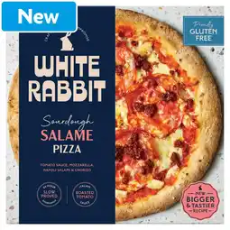 Morrisons White Rabbit Gluten Free Sourdough Salame Pizza 410g offer