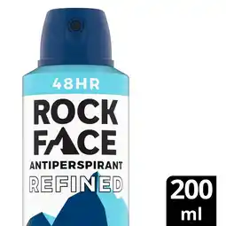 Morrisons Rock Face Refined 48hr Antiperspirant Deodorant 200ml offer