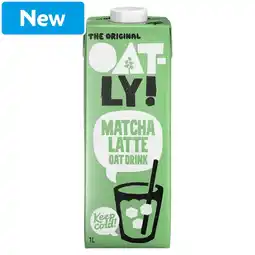 Morrisons Oatly Matcha Latte Oat Drink 1L offer