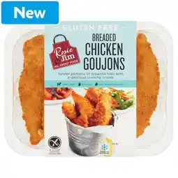 Morrisons Rosie & Jim Gluten Free Breaded Goujons 300g offer