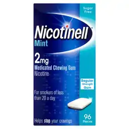 Morrisons Nicotinell Nicotine Gum Stop Smoking Aid 2mg Mint offer