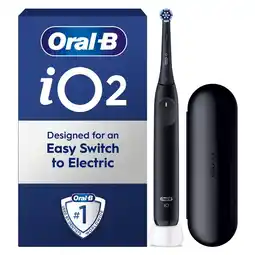 Morrisons Oral-B iO2 Night Black Electric Toothbrush + Travel Case offer