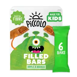 Morrisons Piccolo Kids Organic Apple And Mango Filled Multigrain Bars 6 Pack offer