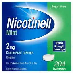 Morrisons Nicotinell Stop Smoking Aid Nicotine Lozenge 2mg Mint offer