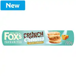 Morrisons Fox's Crunch Creams Salted Caramel 200g offer