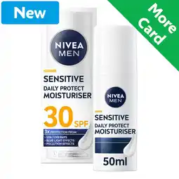Morrisons Nivea Men Triple Protect Moisturiser SPF 30 50ml offer