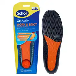 Morrisons Scholl Gel Activ Work & Boot Insoles Large 2 Insoles offer