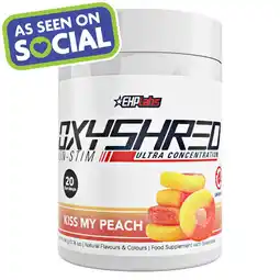 Morrisons Oxyshred Non Stim Kiss My Peach 20 Serve offer