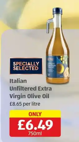 Aldi Italian Unfiltered Extra Virgin Olive Oil offer