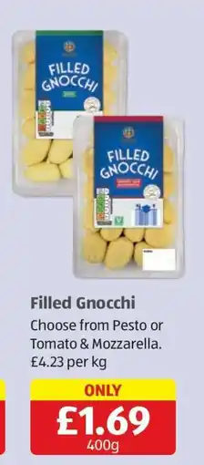 Aldi Filled Gnocchi offer
