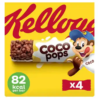Iceland Kellogg's Coco Pops Breakfast Cereal Bars 4x20g offer