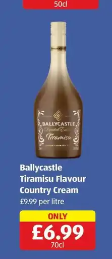 Aldi Ballycastle Tiramisu Flavour Country Cream offer