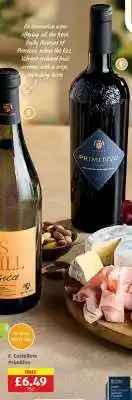 Aldi F. Castelfiore Primitivo offer