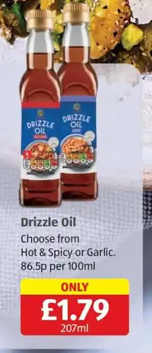Aldi Drizzle Oil offer