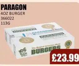 Bestway Paragon 4oz burger offer