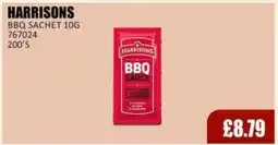 Bestway HARRISONS Bbq sachet offer