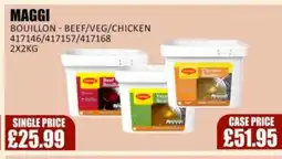 Bestway MAGGI Bouillon - beef/veg/chicken offer