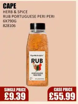 Bestway CAPE Herb & spice rub portuguese peri peri offer
