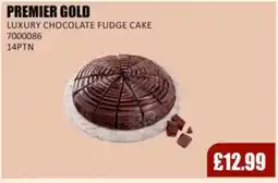 Bestway PREMIER GOLD Luxury chocolate fudge cake offer