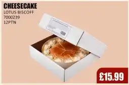 Bestway Cheesecake lotus biscoff offer