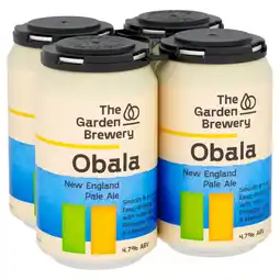 Asda The Garden Brewery Obala New England Pale Ale 4 x 330ml offer