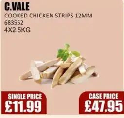 Bestway C.VALE Cooked chicken strips 12mm offer